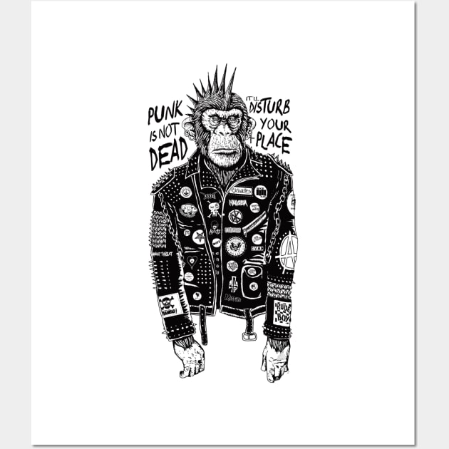 Punk is not dead Wall Art by primate